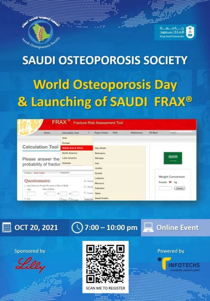 World Osteoporosis Day & Launching of Saudi FRAX